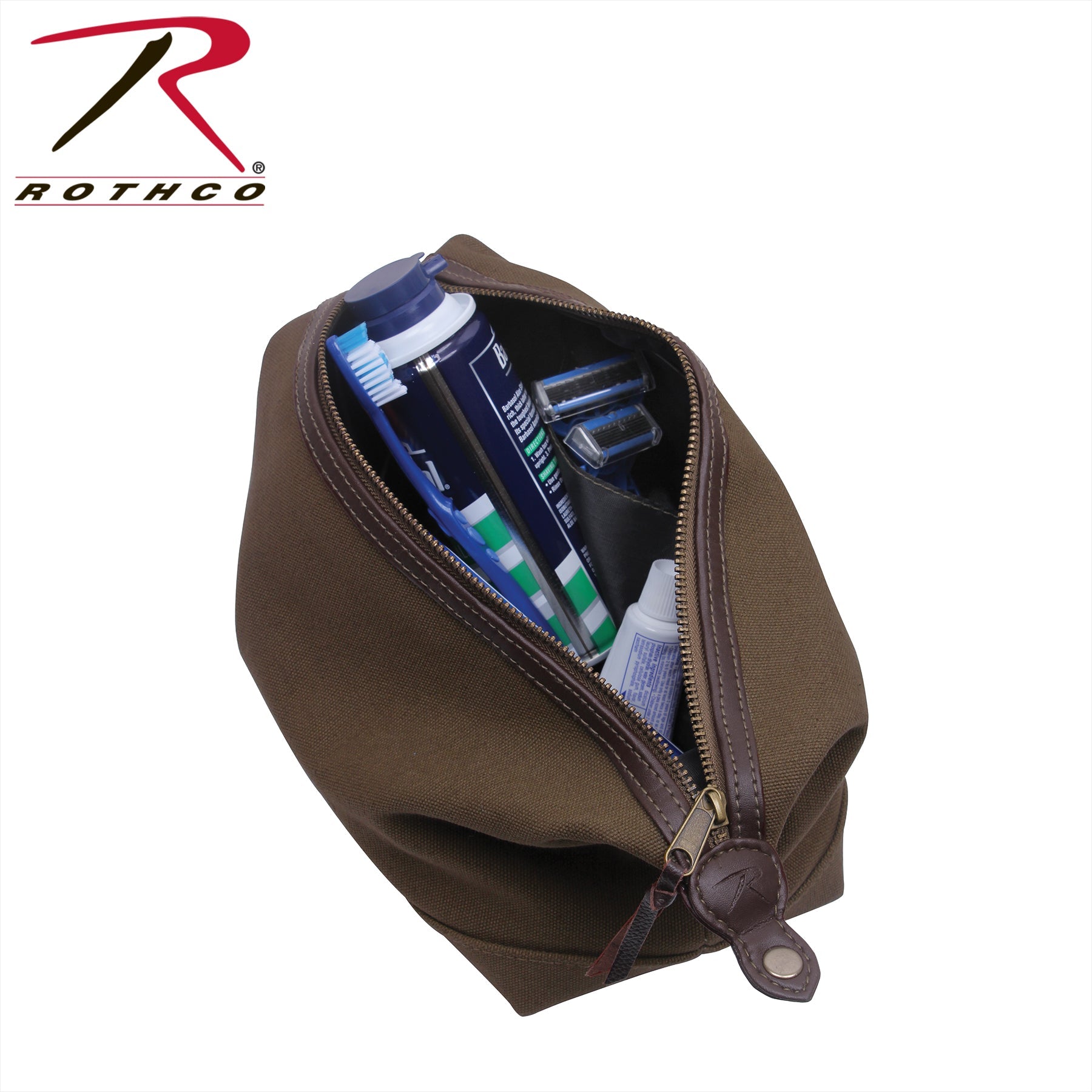 Rothco Canvas & Leather Travel Kit LARSON TACTICAL SUPPLY