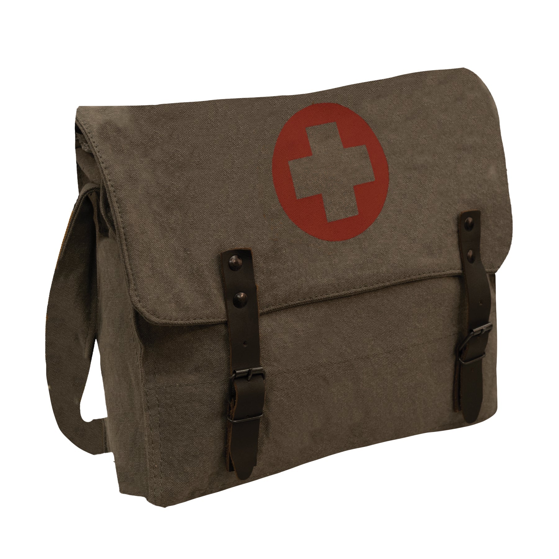 Rothco Vintage Medic Canvas Bag With Cross LARSON TACTICAL SUPPLY