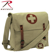 Rothco Vintage Medic Canvas Bag With Cross LARSON TACTICAL SUPPLY