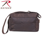 Rothco Brown Leather Classic Messenger Bag LARSON TACTICAL SUPPLY