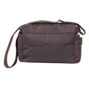 Rothco Brown Leather Classic Messenger Bag LARSON TACTICAL SUPPLY