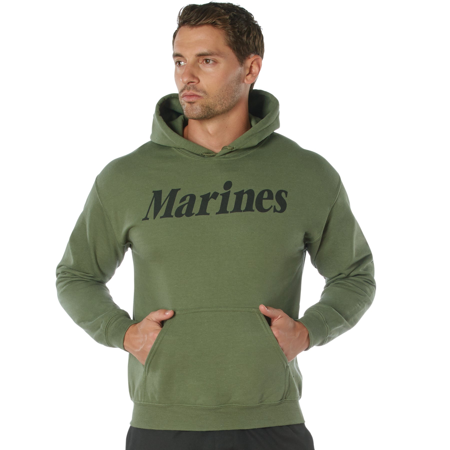 Rothco Marines Pullover Hooded Sweatshirt LARSON TACTICAL SUPPLY