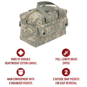 Rothco Mechanics Tool Bag With Brass Zipper LARSON TACTICAL SUPPLY