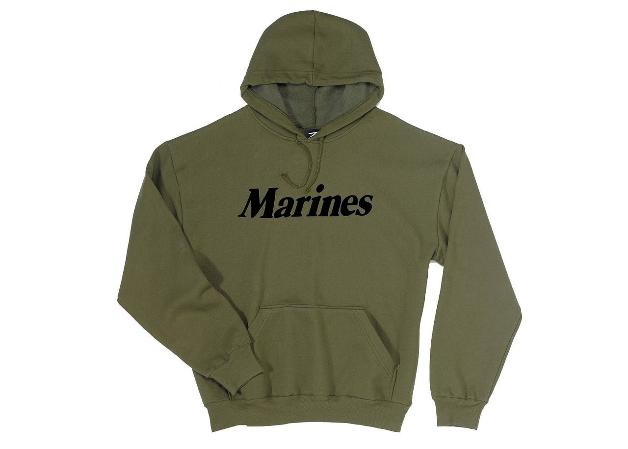Rothco Marines Pullover Hooded Sweatshirt LARSON TACTICAL SUPPLY