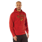 Rothco USMC Eagle, Globe, and Anchor Pullover Hooded Sweatshirt LARSON TACTICAL SUPPLY