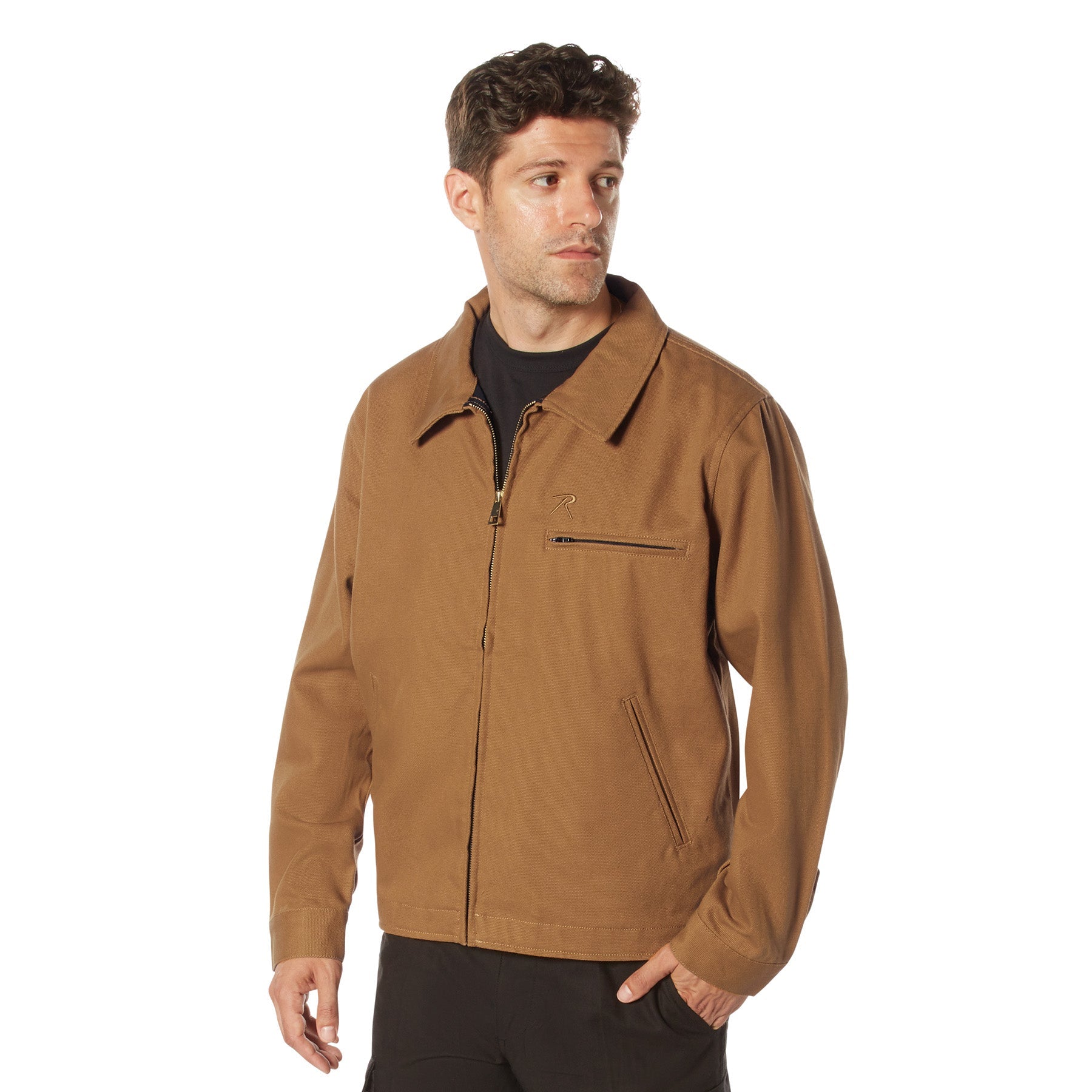 Rothco Lightweight Canvas Work Jacket LARSON TACTICAL SUPPLY