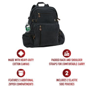 Rothco Jumbo Vintage Canvas Backpack LARSON TACTICAL SUPPLY