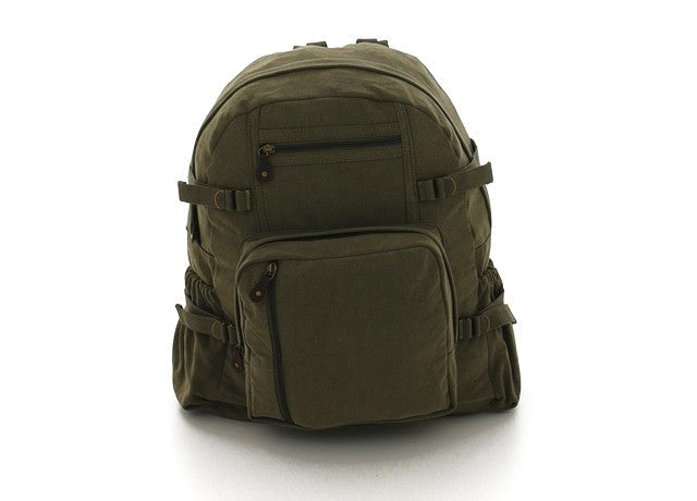 Rothco Jumbo Vintage Canvas Backpack LARSON TACTICAL SUPPLY