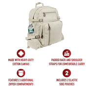 Rothco Jumbo Vintage Canvas Backpack LARSON TACTICAL SUPPLY