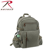 Rothco Jumbo Vintage Canvas Backpack LARSON TACTICAL SUPPLY