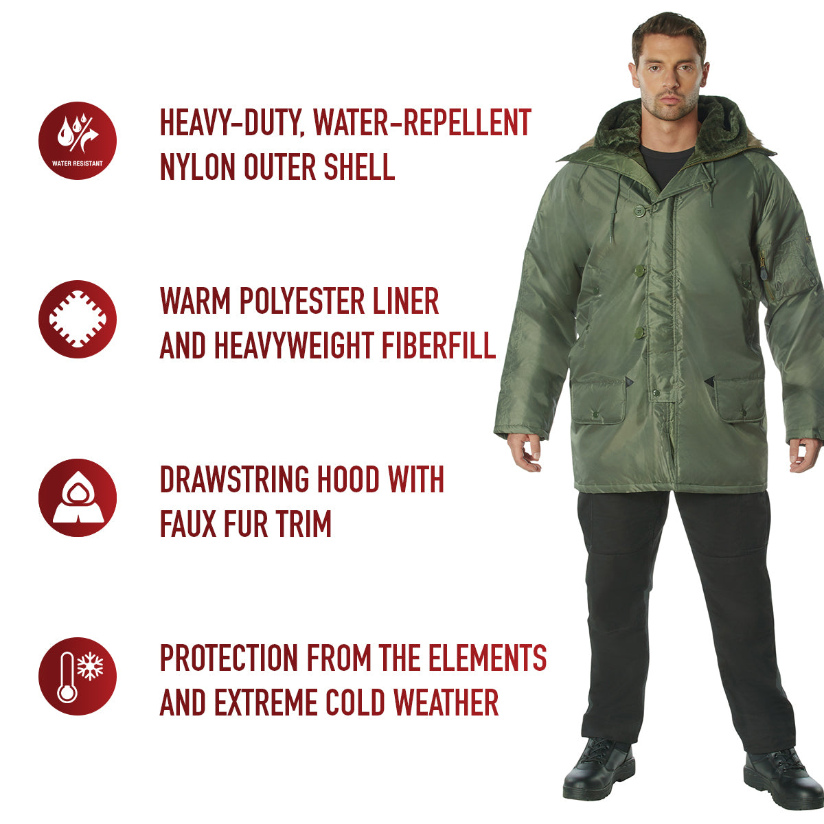 Rothco N-3B Parka LARSON TACTICAL SUPPLY