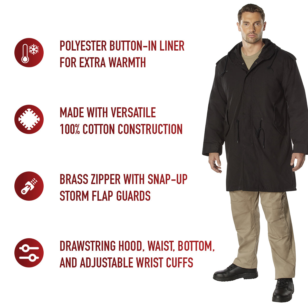 Rothco M-51 Fishtail Parka LARSON TACTICAL SUPPLY