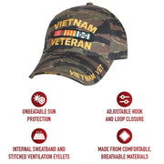 Rothco Deluxe Low Profile Vietnam Veteran Insignia Cap LARSON TACTICAL SUPPLY