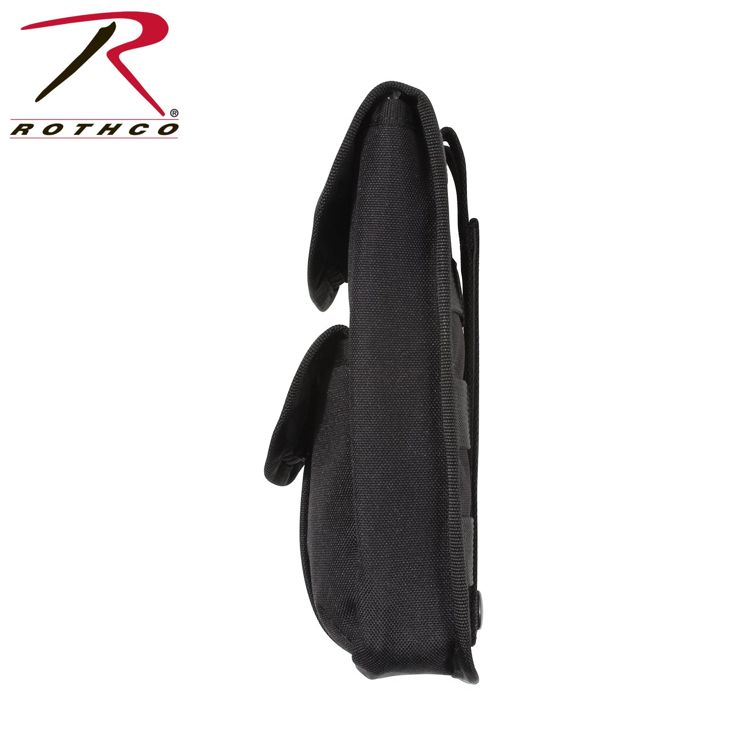 Rothco MOLLE 2 Pocket Ammo Pouch - Black LARSON TACTICAL SUPPLY