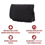 Rothco Vintage Canvas Paratrooper Bag LARSON TACTICAL SUPPLY