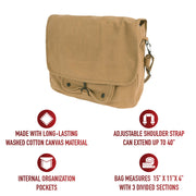 Rothco Vintage Canvas Paratrooper Bag LARSON TACTICAL SUPPLY