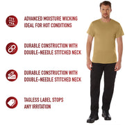 Rothco Moisture Wicking T-Shirts LARSON TACTICAL SUPPLY
