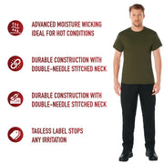 Rothco Moisture Wicking T-Shirts LARSON TACTICAL SUPPLY