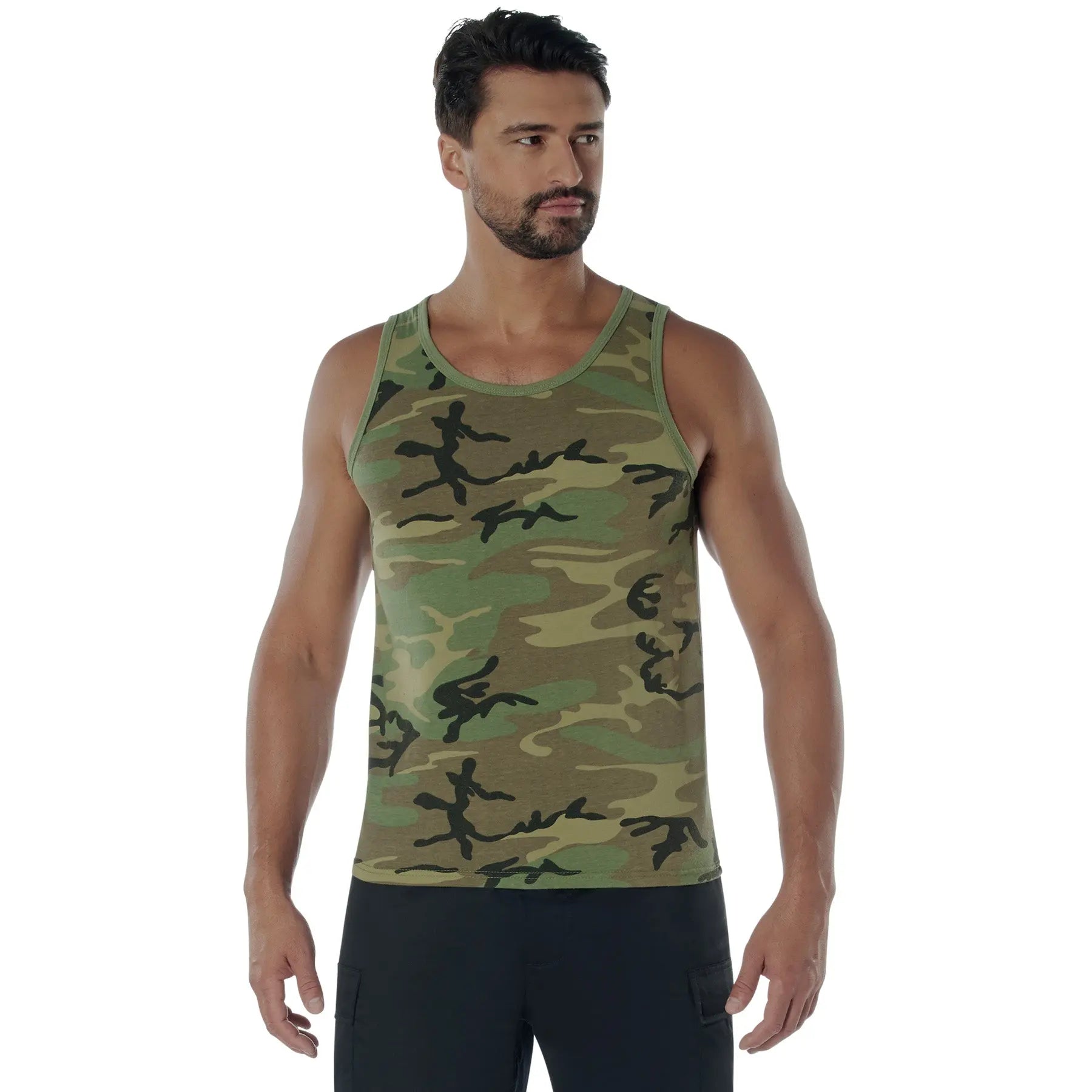 Rothco Vintage Woodland Camo Tank Top LARSON TACTICAL SUPPLY