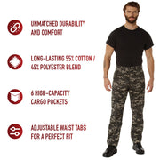 Rothco Digital Camo Tactical BDU Pants LARSON TACTICAL SUPPLY