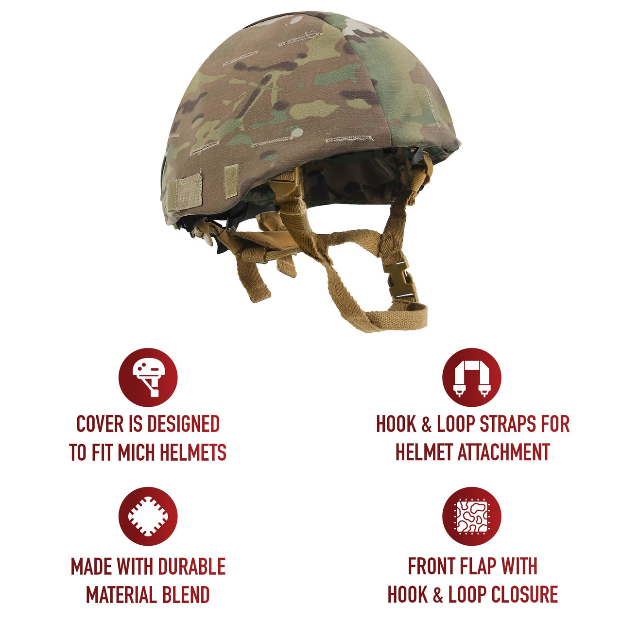 Rothco G.I. Type Camouflage MICH Helmet Cover LARSON TACTICAL SUPPLY