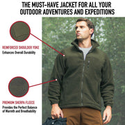 Rothco Trailsman Sherpa Fleece Jacket LARSON TACTICAL SUPPLY