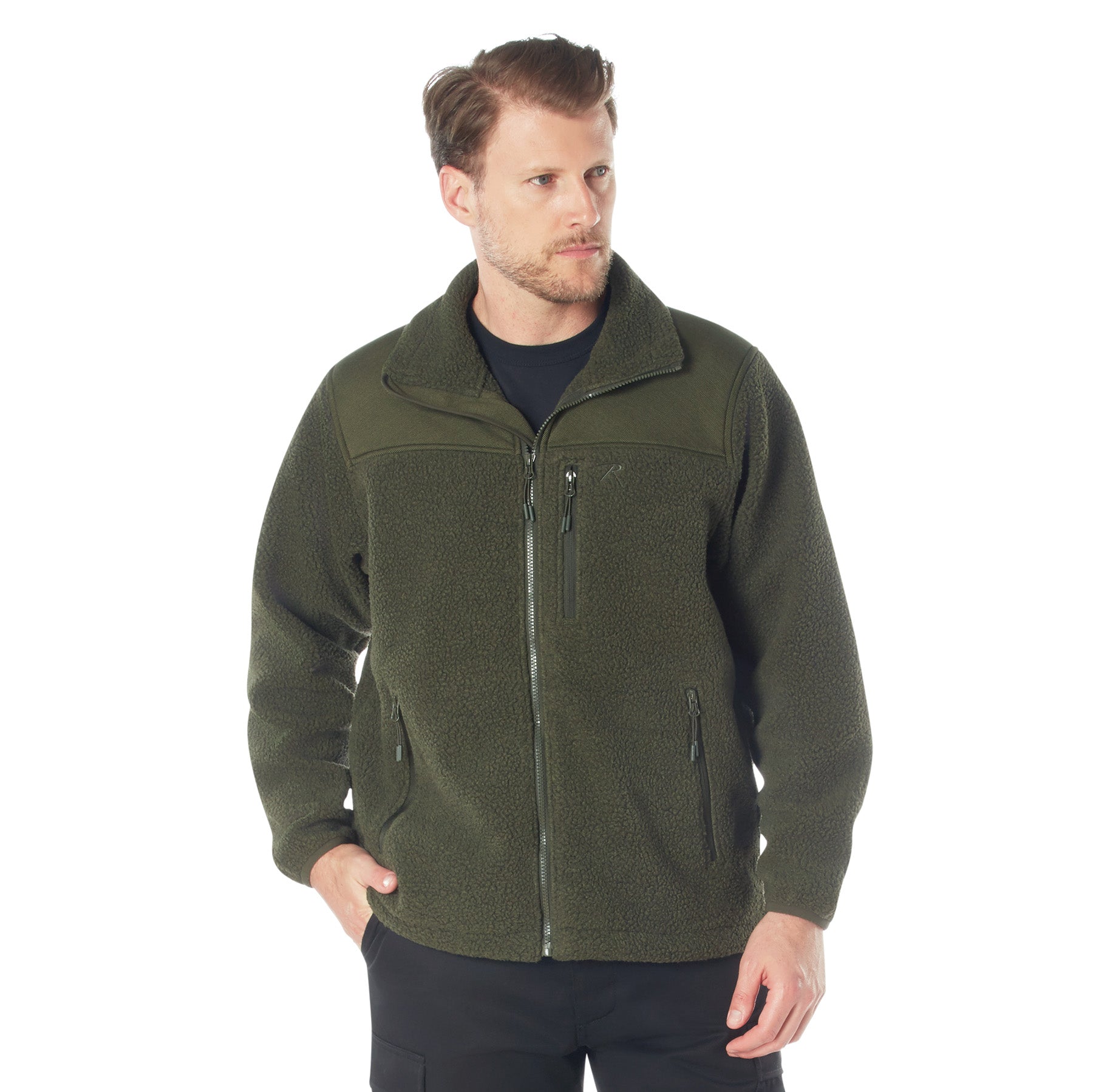 Rothco Trailsman Sherpa Fleece Jacket LARSON TACTICAL SUPPLY
