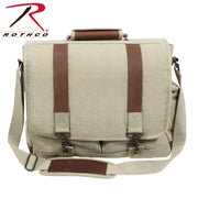 Rothco Vintage Canvas Pathfinder Laptop Bag With Leather Accents LARSON TACTICAL SUPPLY