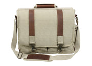 Rothco Vintage Canvas Pathfinder Laptop Bag With Leather Accents LARSON TACTICAL SUPPLY