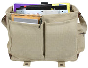 Rothco Vintage Canvas Pathfinder Laptop Bag With Leather Accents LARSON TACTICAL SUPPLY
