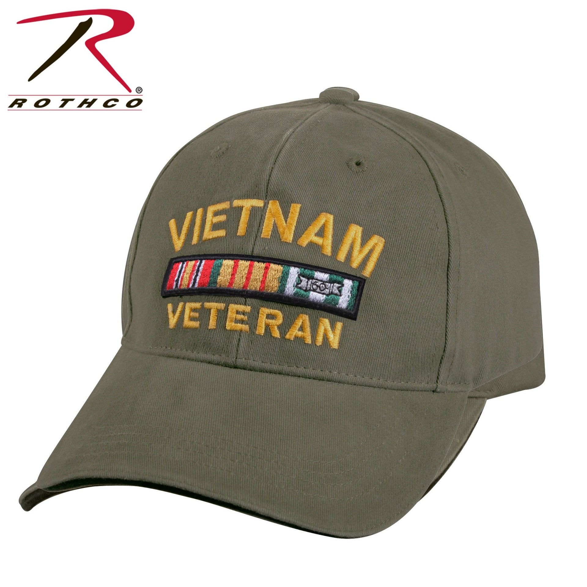 Rothco Vietnam Veteran Deluxe Vintage Low Profile Insignia Cap LARSON TACTICAL SUPPLY