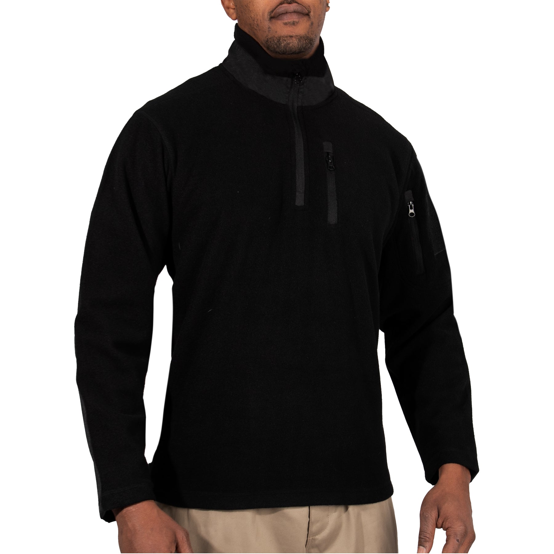 Rothco Quarter Zip Fleece Pullover LARSON TACTICAL SUPPLY