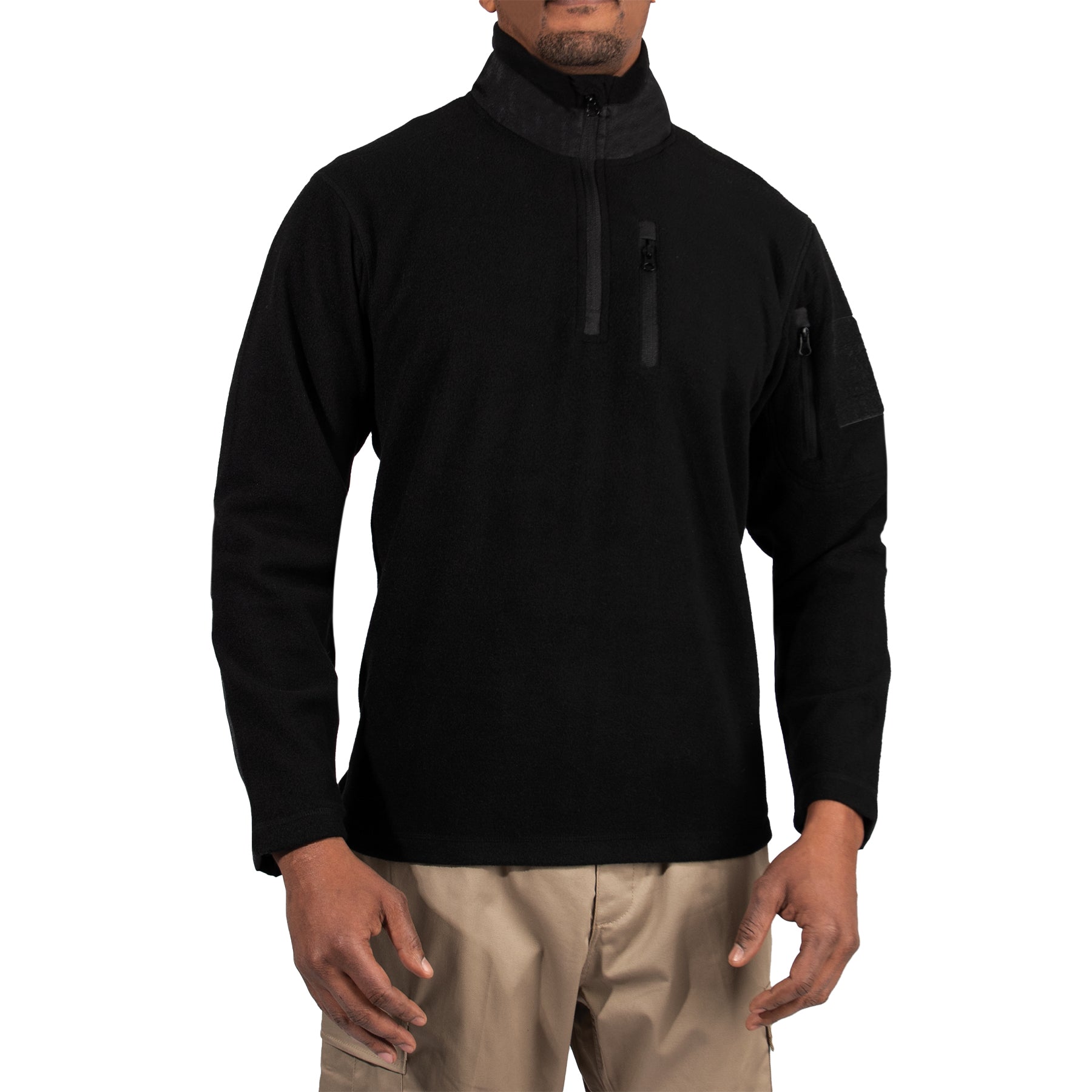 Rothco Quarter Zip Fleece Pullover LARSON TACTICAL SUPPLY