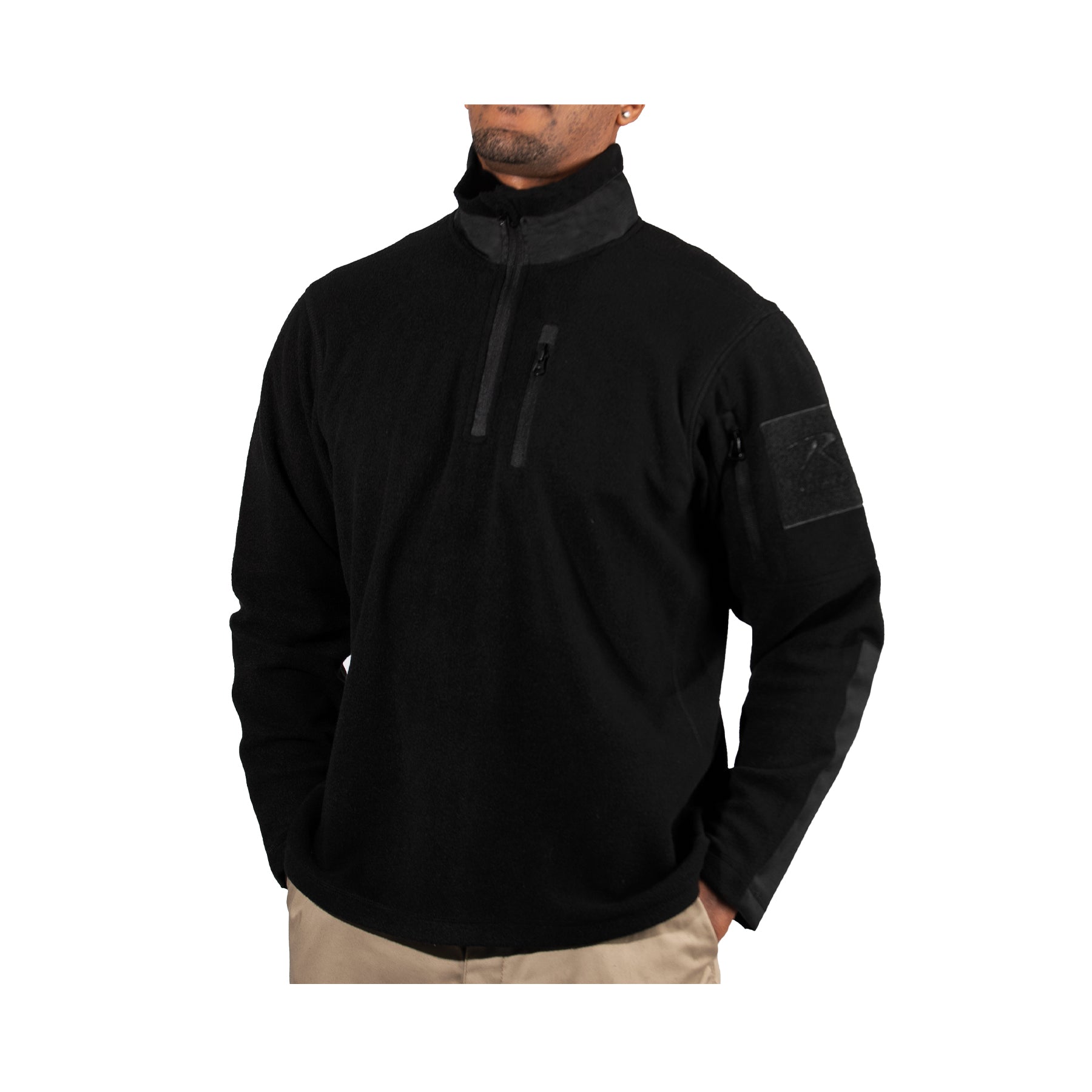 Rothco Quarter Zip Fleece Pullover LARSON TACTICAL SUPPLY
