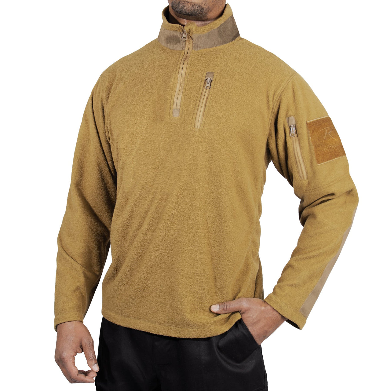 Rothco Quarter Zip Fleece Pullover LARSON TACTICAL SUPPLY