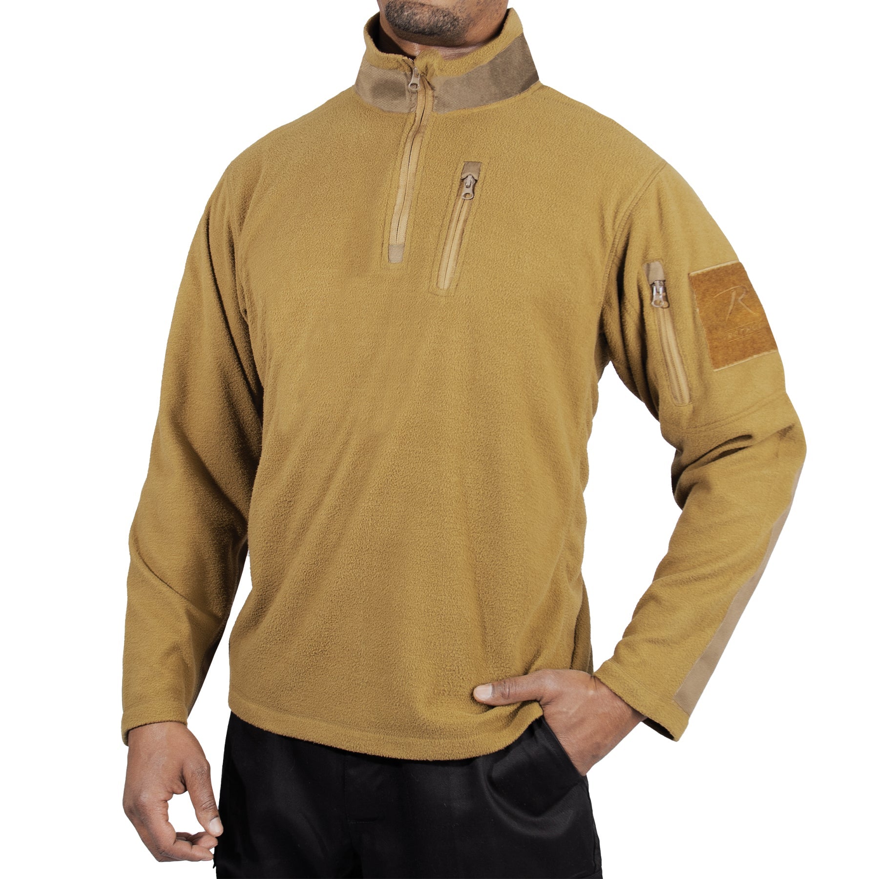 Rothco Quarter Zip Fleece Pullover LARSON TACTICAL SUPPLY