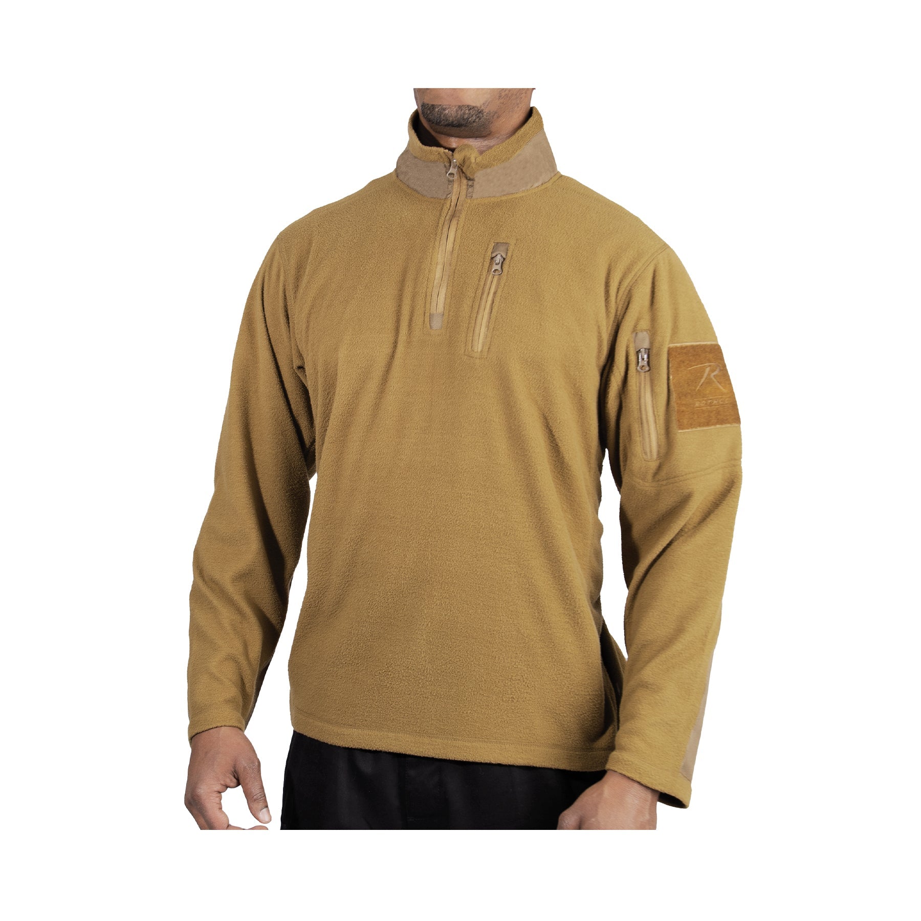 Rothco Quarter Zip Fleece Pullover LARSON TACTICAL SUPPLY