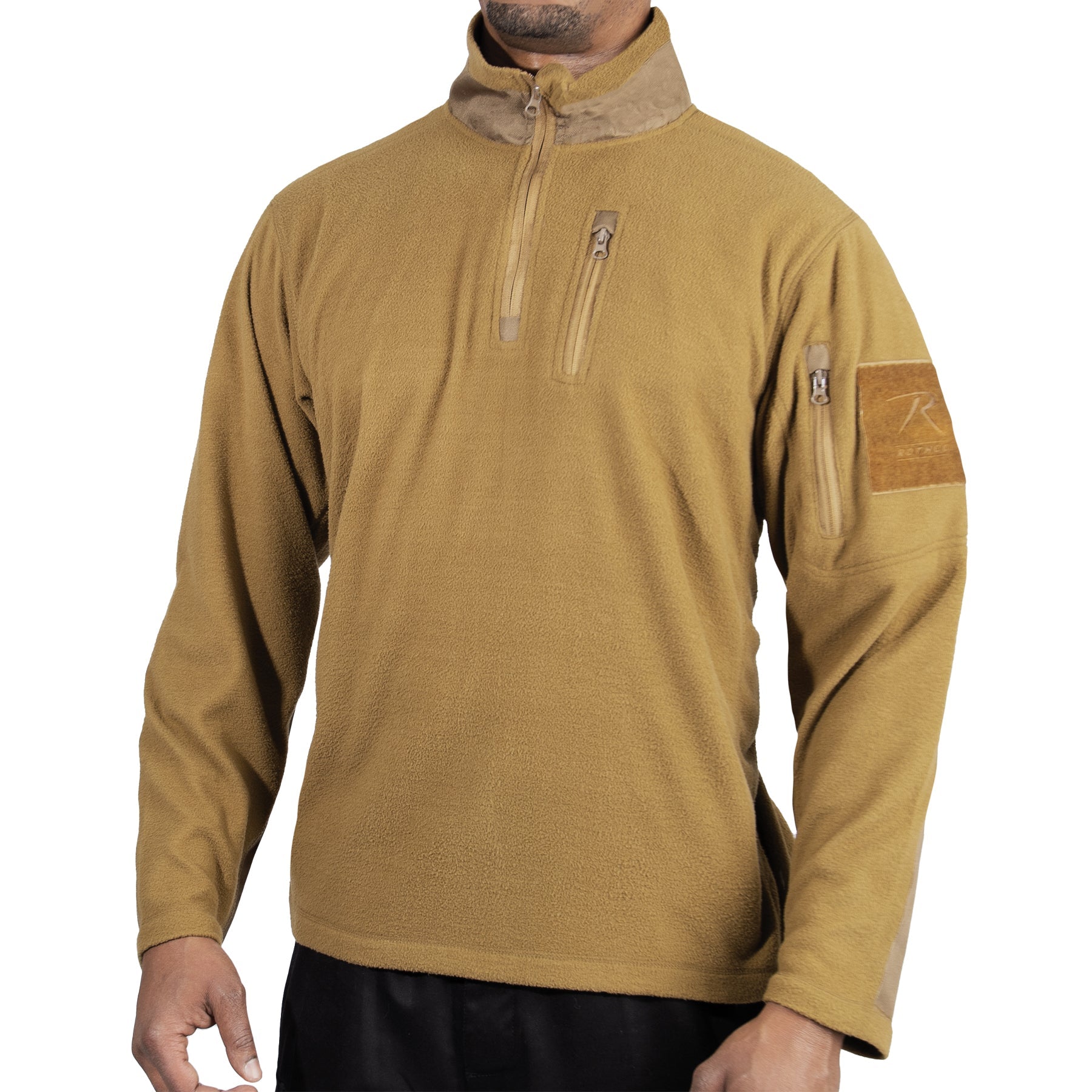 Rothco Quarter Zip Fleece Pullover LARSON TACTICAL SUPPLY