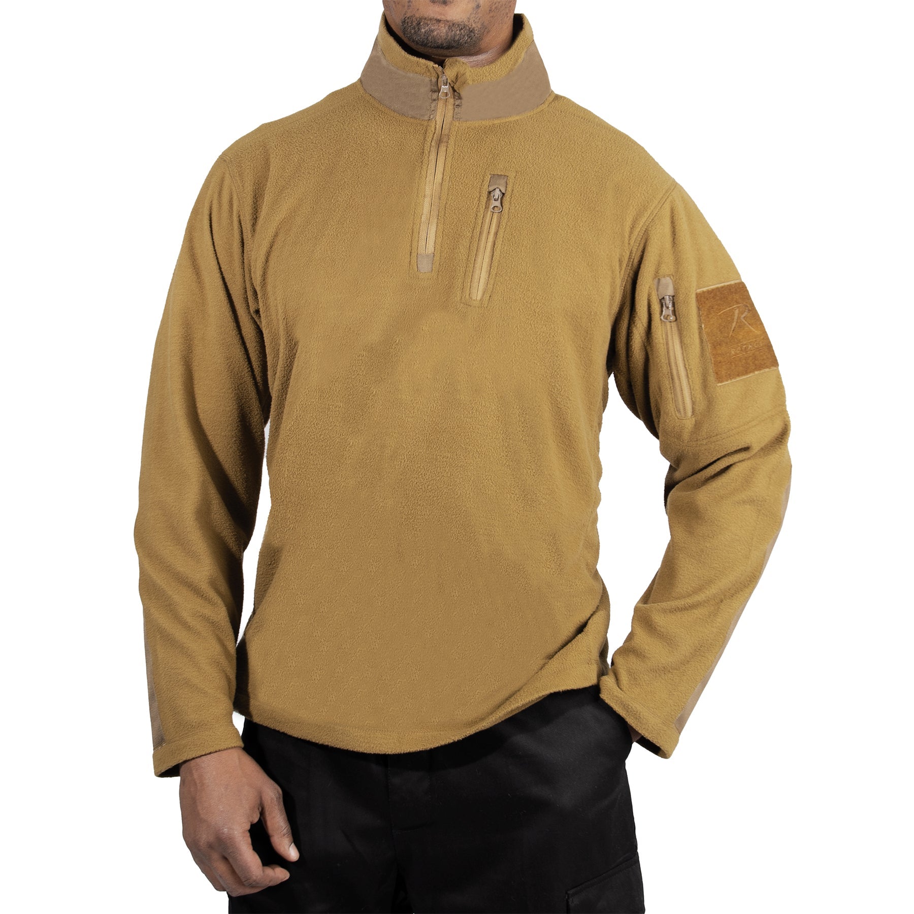 Rothco Quarter Zip Fleece Pullover LARSON TACTICAL SUPPLY