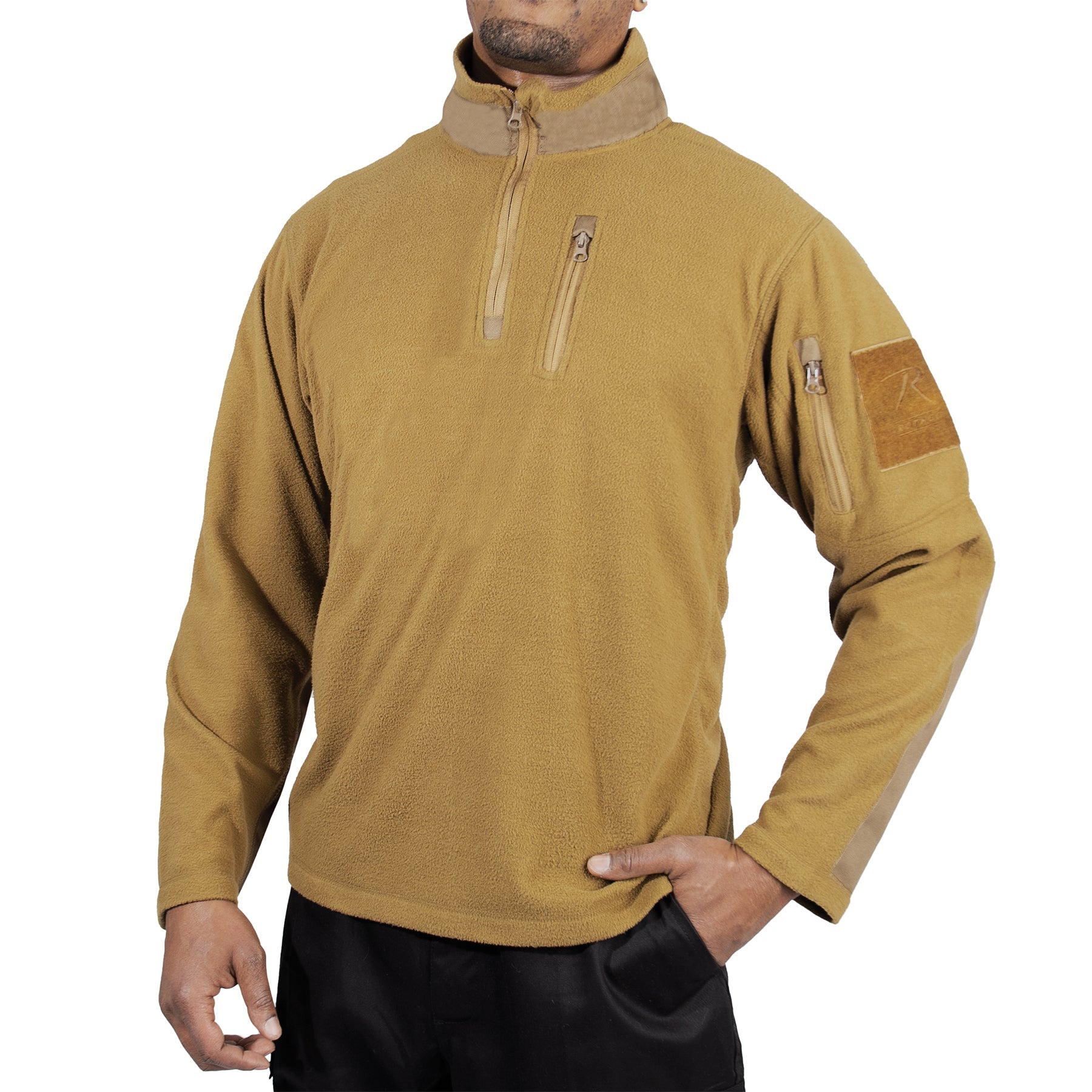 Rothco Quarter Zip Fleece Pullover LARSON TACTICAL SUPPLY