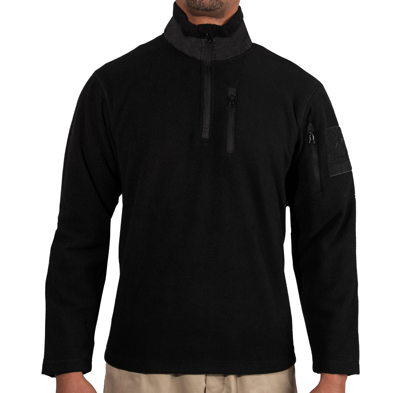 Rothco Quarter Zip Fleece Pullover LARSON TACTICAL SUPPLY