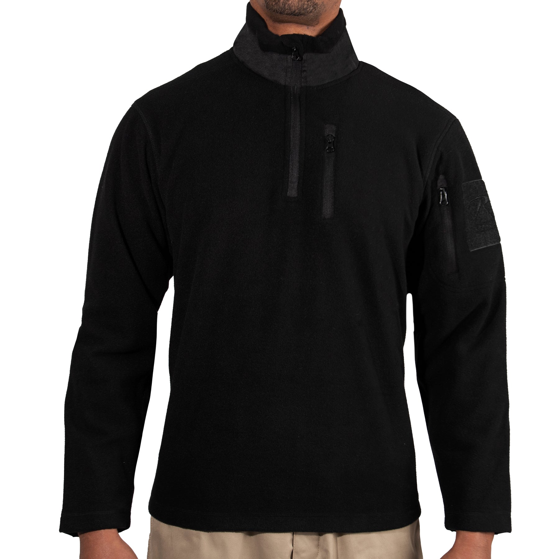 Rothco Quarter Zip Fleece Pullover LARSON TACTICAL SUPPLY