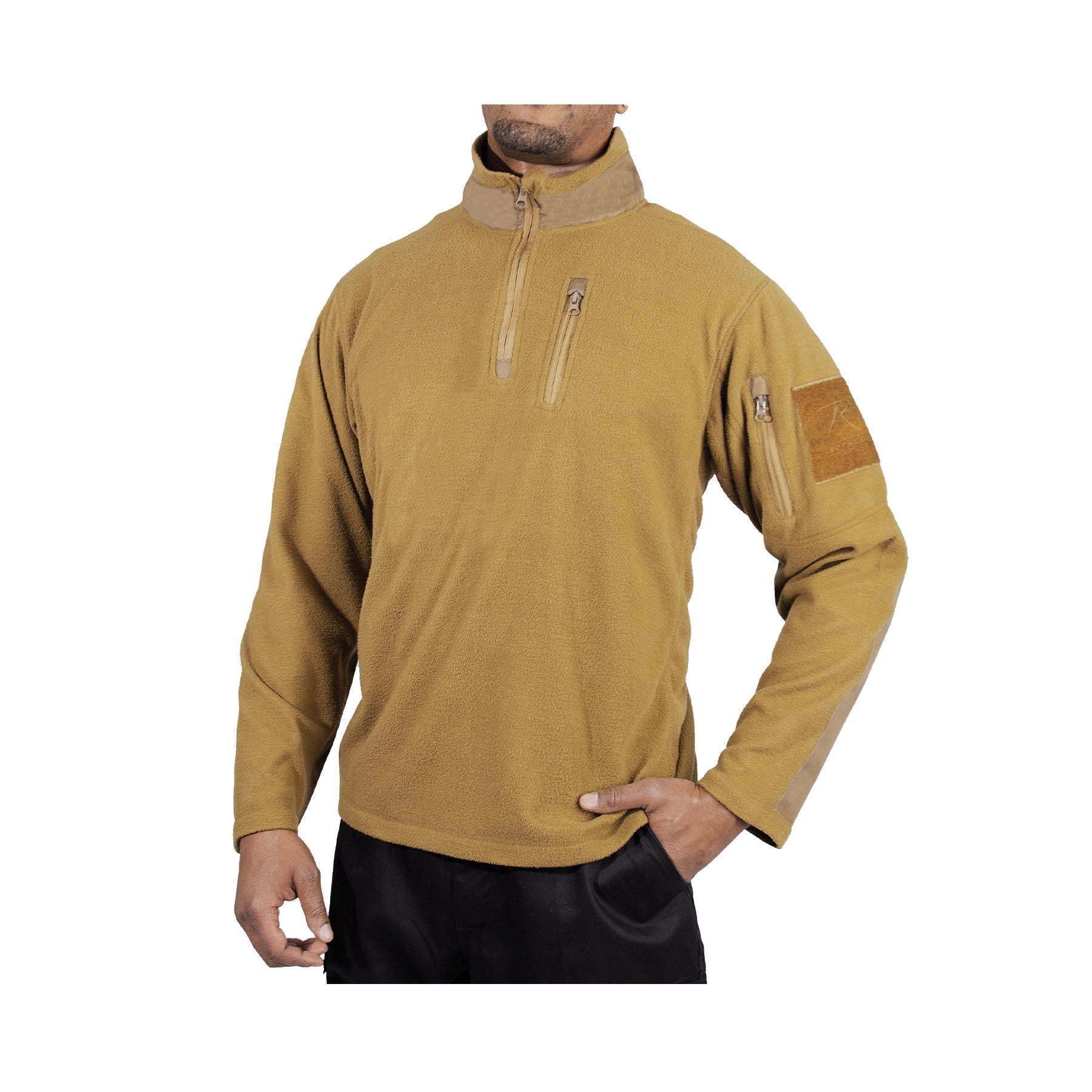 Rothco Quarter Zip Fleece Pullover LARSON TACTICAL SUPPLY