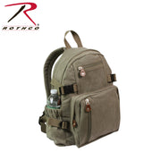 Rothco Vintage Canvas Compact Backpack LARSON TACTICAL SUPPLY