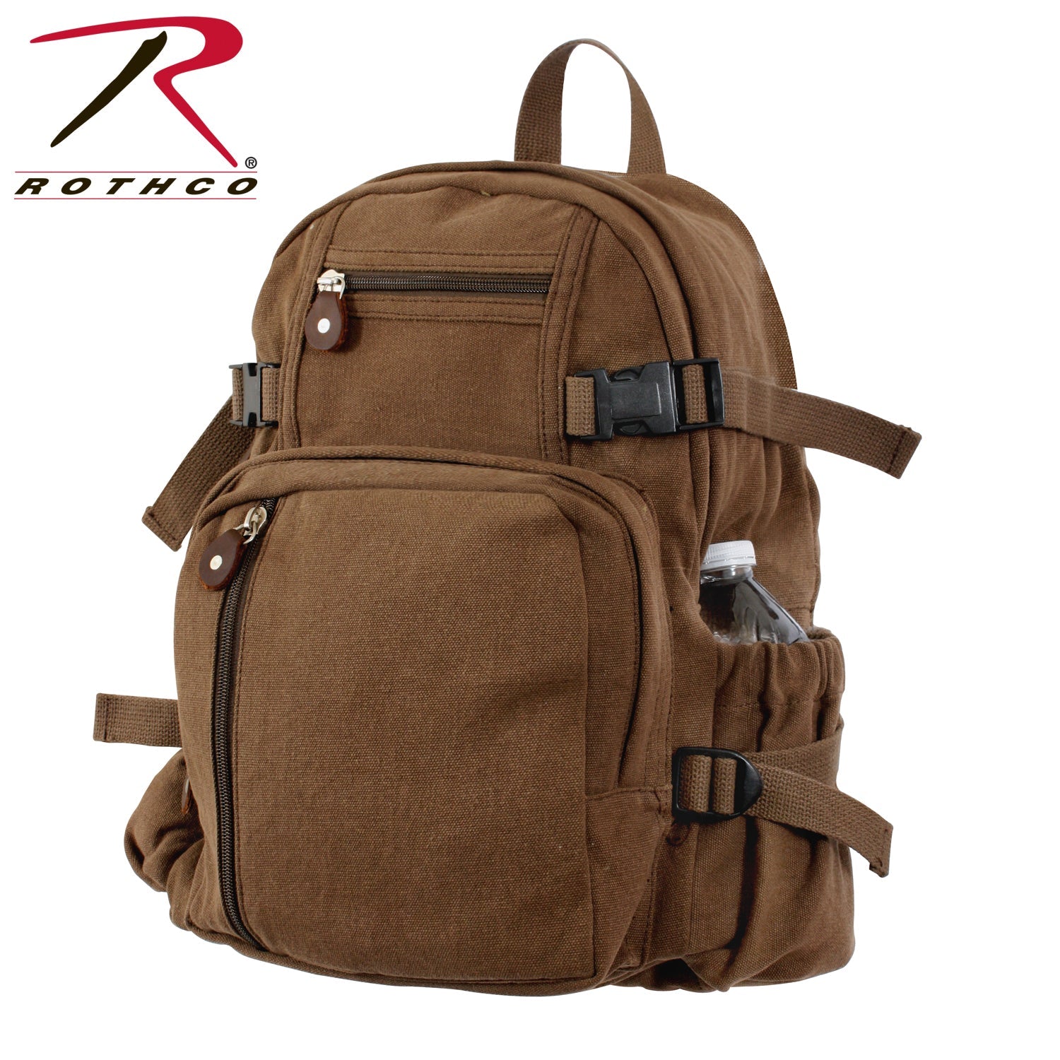 Rothco Vintage Canvas Compact Backpack LARSON TACTICAL SUPPLY