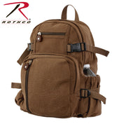 Rothco Vintage Canvas Compact Backpack LARSON TACTICAL SUPPLY