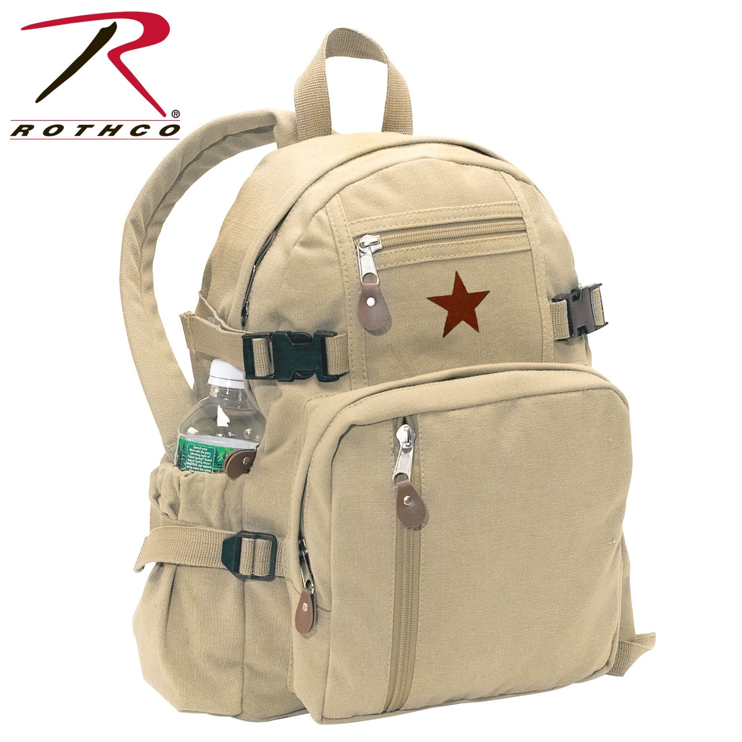 Rothco Vintage Canvas Compact Backpack LARSON TACTICAL SUPPLY