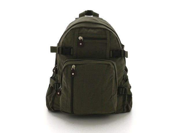 Rothco Vintage Canvas Compact Backpack LARSON TACTICAL SUPPLY