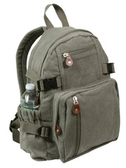 Rothco Vintage Canvas Compact Backpack LARSON TACTICAL SUPPLY
