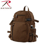 Rothco Vintage Canvas Compact Backpack LARSON TACTICAL SUPPLY